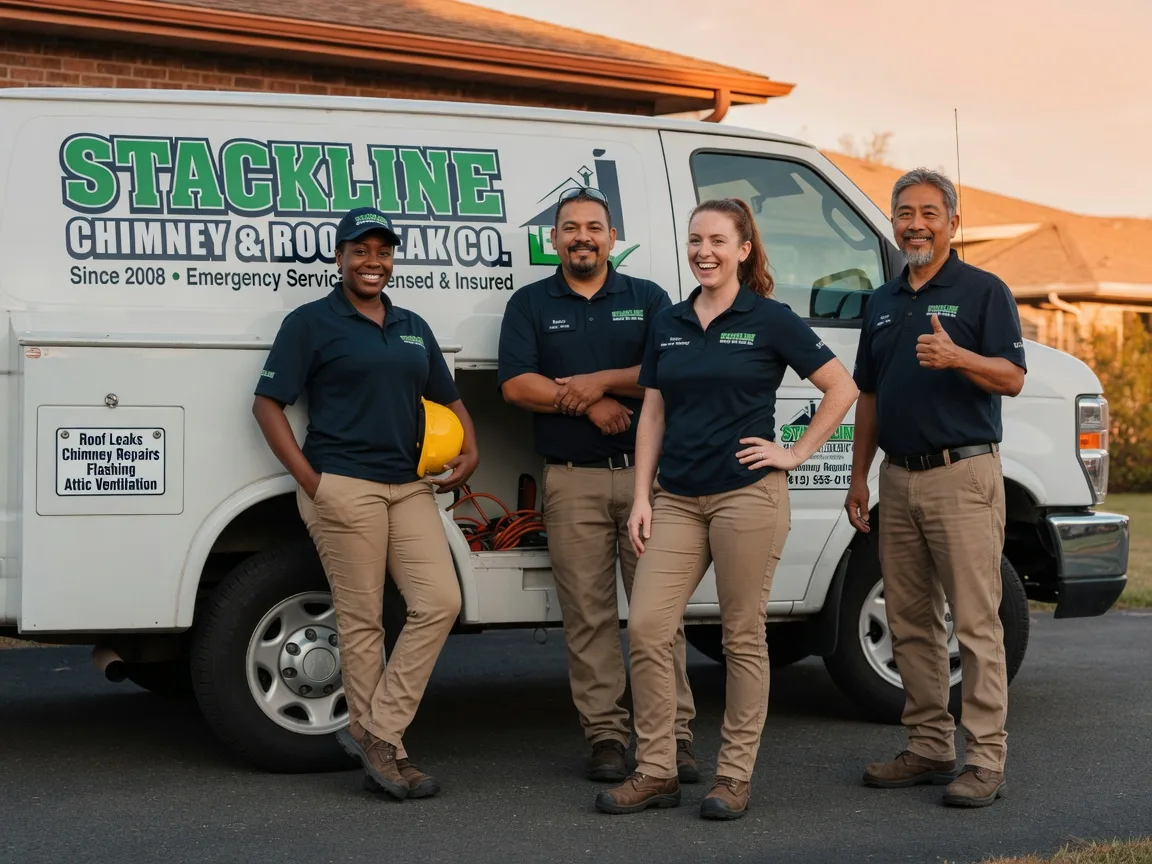 Chimney flashing repair company in Blue Grass, IA